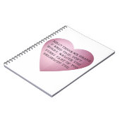 CARNET CHAQUE PARTIE DE VOUS APPARTIENT À VOUS (Côté gauche)