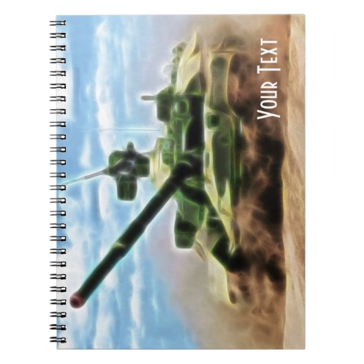 Carnet Char militaire soviétique T-72 Abstrait (Devant)