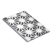 Carnet Charcoal gray geometric pattern (Côté Droit)