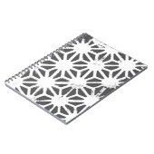 Carnet Charcoal gray geometric pattern (Côté gauche)