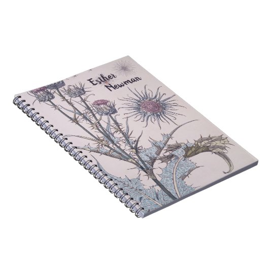 Carnet Chardon bleu (Côté Droit)