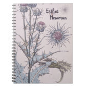 Carnet Chardon bleu (Devant)