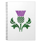 Carnet Chardon d'emblème écossais (Devant)