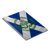 Carnet Chardon et drapeau celtiques de noeud (Côté Droit)