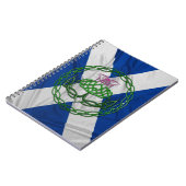 Carnet Chardon et drapeau celtiques de noeud (Côté gauche)