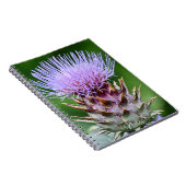 Carnet Chardon Pourpre Cardon Floral (Côté Droit)
