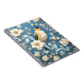 Carnet Chardonneret jaune inspiré de William Morris (Côté Droit)