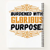 Carnet Chargé D'Un But Glorieux (Dos)