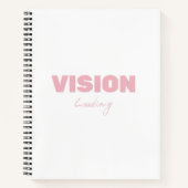 Carnet Chargement de vision - Progrès futuriste motivatio (Devant)