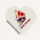 Carnet Chargement Noël amusant Père Noël Design (Devant)