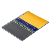 Carnet Chariots d'épicerie bleu arrangés (Côté gauche)