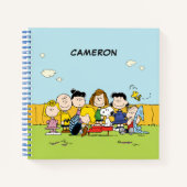 Carnet Charlie Brown et Gang | Ajouter Votre Nom (Devant)