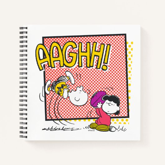 Carnet Charlie Brown et Lucy Football Comic Graphic (Devant)