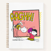 Carnet Charlie Brown et Lucy Football Comic Graphic (Devant)