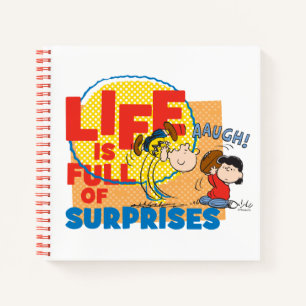 Carnet Charlie Brown & Lucy - La vie est pleine de surpri