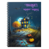 Carnet Charlie's Midnight Scribbles Haunted House Noteboo (Devant)