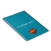 Carnet Charlotte Heart Bleu (Côté Droit)