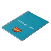 Carnet Charlotte Heart Bleu (Côté gauche)
