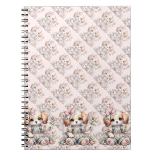 Carnet Charmant Cottagecore Farmcore Style de Chiot Kawai
