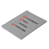 Carnet Charme (Côté gauche)