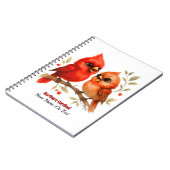 Carnet Charme Cardinal du Nord (Côté gauche)