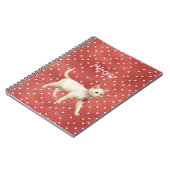Carnet Charme de Fraise Chat Blanc (Côté gauche)