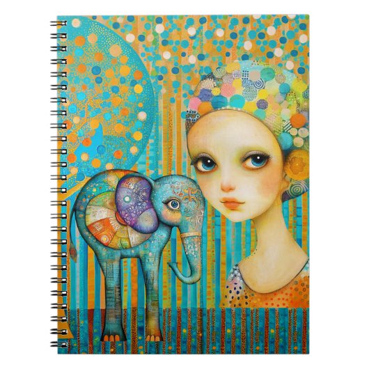 Carnet Charme des éléphants (Devant)