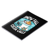 Carnet Charme d'hiver et cacao chaud - Appels de cacao d' (Côté gauche)