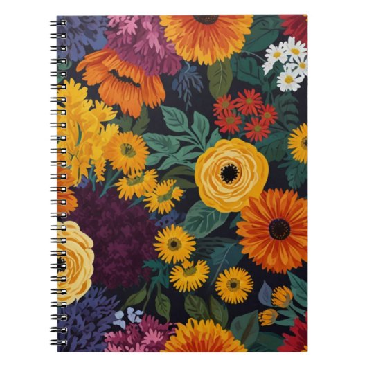 Carnet Charme floral (Devant)