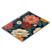 Carnet Charme floral (Côté gauche)