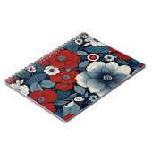 Carnet Charme floral (Côté gauche)