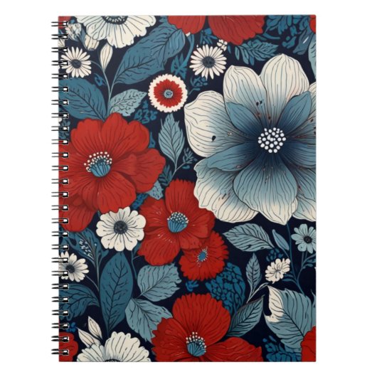 Carnet Charme floral (Devant)