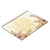 Carnet Charme floral (Côté gauche)