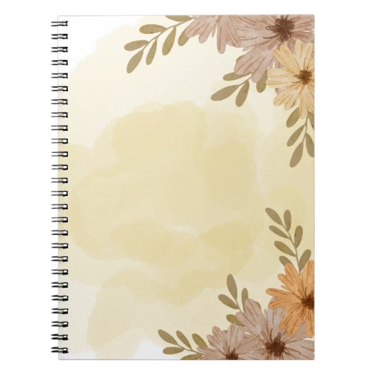 Carnet Charme floral (Devant)