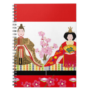 Carnet Charme japonais ∣ poupées hina - célébration des f