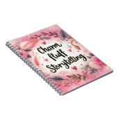 Carnet Charme Rose Histoire Fluff Féminin Écrivain (Côté Droit)