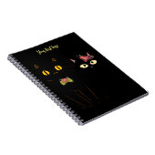 Carnet Charming Black Cats Yellow Eyes (Côté Droit)