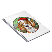 Carnet Charming Canine Cheer : Noël à thème Beagle (Côté Droit)