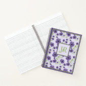 Carnet Charming Purple Green Florogram Imprimer (Intérieur)