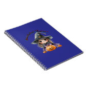 Carnet Charming Witch Girl Halloween Décor avec Citrouill (Côté Droit)