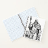 Carnet Charon Ferryman Marble Statue Gothic Ink Art Noteb (Intérieur)