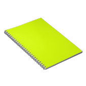Carnet Chartreuse Jaune (couleur unie) (Côté Droit)