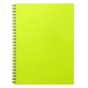 Carnet Chartreuse Jaune (couleur unie)