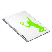 Carnet Chartreuse, Neon Green Tennis (Côté Droit)