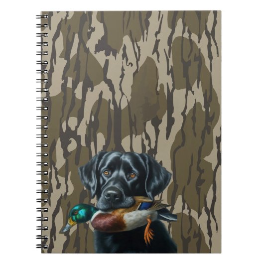 Carnet Chasse au canard Labrador Retriever Bottomland Cam (Devant)