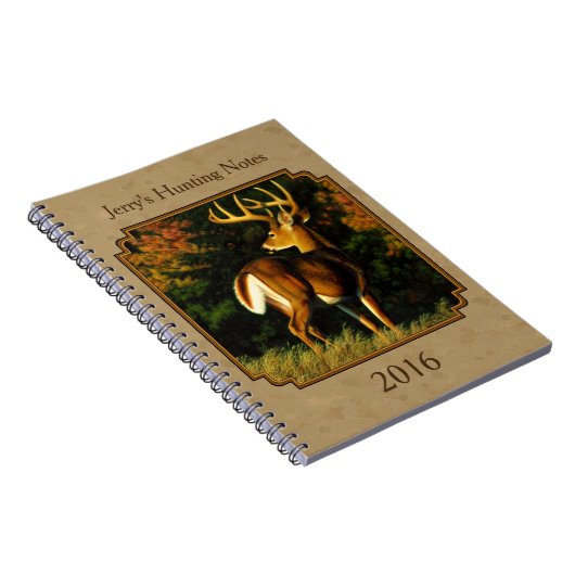 Carnet Chasse au cerf de Buck Whitetail Tan (Côté Droit)