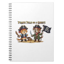 Chasse au trésor de chat et chien pirate mignons