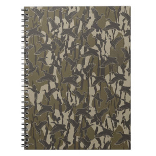 Carnet Chasse aux oiseaux d'eau Terres basses Camo Chasse