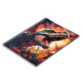 Carnet Chasse T-rex animal préhistorique Dinosaure favori (Côté gauche)