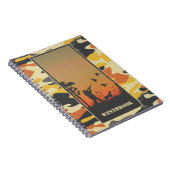 Carnet Chasseur de canard et spirale Camo (Côté Droit)